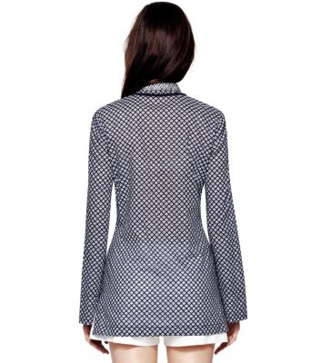 Tory Navy Denley  Tory Burch Talli Tunic 