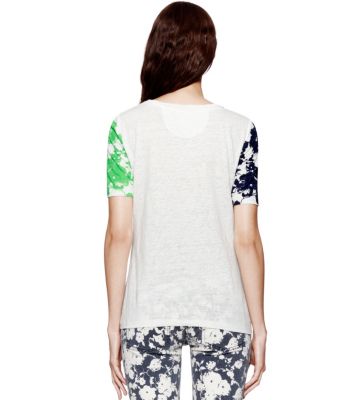 Ivory Abbott Ink Blot Tee Tory Burch Ryanna Tee 