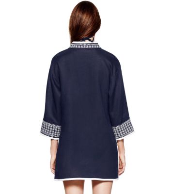 Tory Navy/white Tory Burch Pearl Tunic 