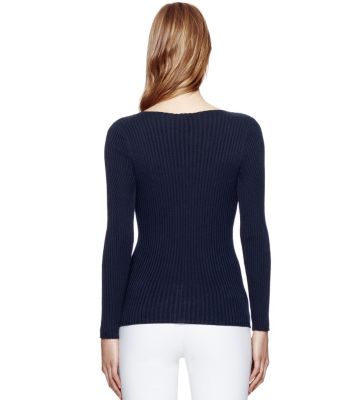 Med Navy Tory Burch Verona Pullover 