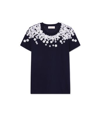 Med Navy Tory Burch Marygrace Sweater  