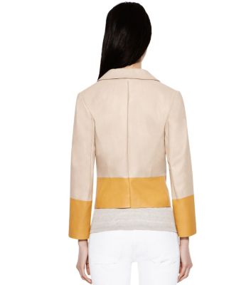 Tory Burch Leather Parlan Jacket 
