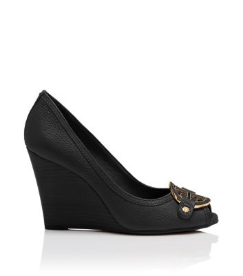 Tory Burch Amanda Open Toe Wedge 