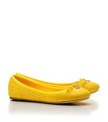 Stitched Logo Chelsea Ballet Flat