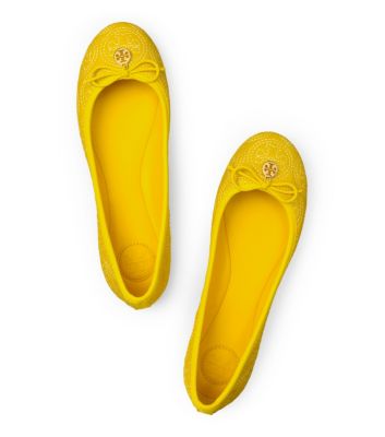 Daisy Tory Burch Stitched Logo Chelsea Ballet Flat 