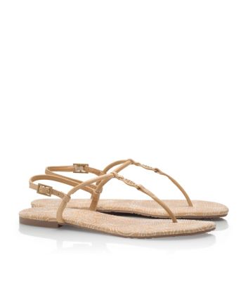 Tory Burch Stitched Logo Emmy Sandal  