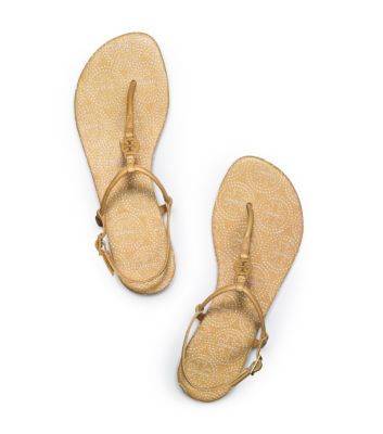 Tory Burch Stitched Logo Emmy Sandal 