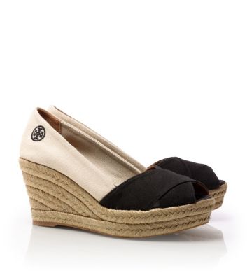 Tory Burch Color-blocked Filipa Espadrille Wedge  