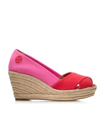 Color-blocked Filipa Espadrille Wedge