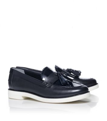 Tory Navy Tory Burch Careen Loafer  