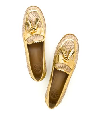 Tory Burch Metallic Careen Loafer 