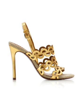 Tory Burch Metallic Ginny Sandal 