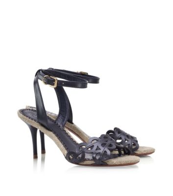 Bright Navy Tory Burch Aileen Sandal  