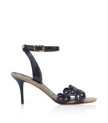 Bright Navy Tory Burch Aileen Sandal 