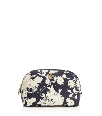 Tory Navy Multi (abbott A) Tory Burch Printed Robinson Makeup Bag  