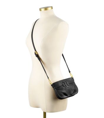 Tory Burch Stacked "t" Leather Small Crossbody 