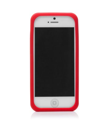 Poppy Red Tory Burch Kelsey Perforated Phone Case For Iphone 5 