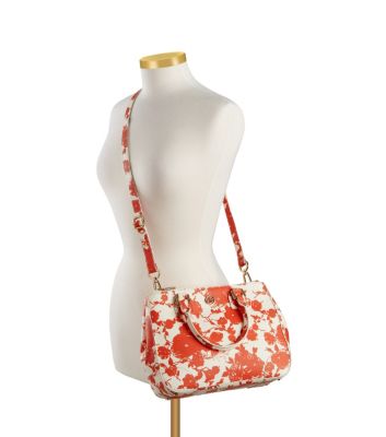 Tory Burch Small Printed Robinson Double Zip Tote 