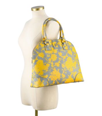 Tory Burch Printed Robinson Dome Satchel 