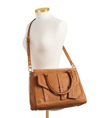 Tory Burch 797 Large Top Zip Satchel 