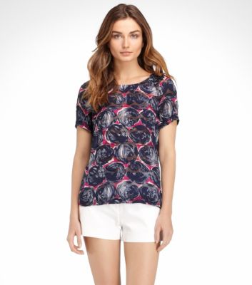 ALEXANDRA JACQUARD BLOUSE