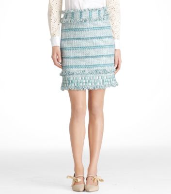 NORA RIBBON TWEED SKIRT