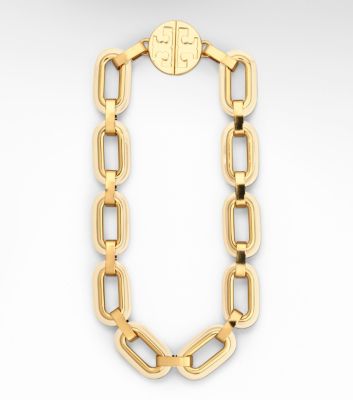 Ivory Tory Burch Heidi Link Necklace 