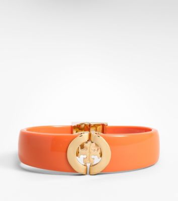 LOGO HINGE BRACELET | EQUESTRIAN ORANGE | 808