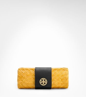 Rattan Turnlock Clutch