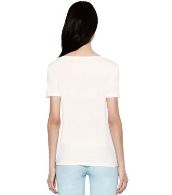 Ivory Moray Foullard  Tory Burch Kinley Tee 