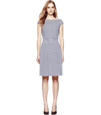 Ivory Scallope  Tory Burch Justina Dress  