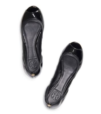 Tory Burch Eddie Peep Toe Ballet Flat 