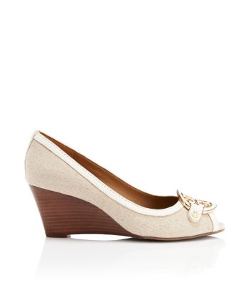Tory Burch Amanda Open Toe Wedge 