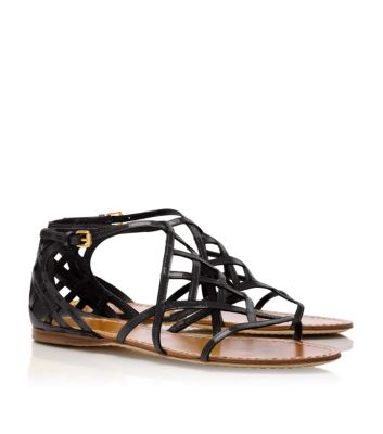 Tory Burch Amalie Patent Leather Sandal  