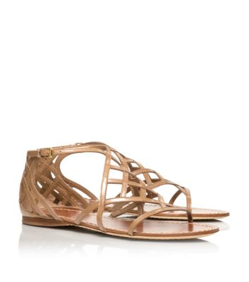 Tory Burch Amalie Patent Leather Sandal  