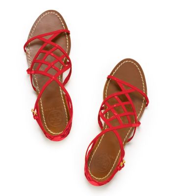 Tory Burch Amalie Patent Leather Sandal 