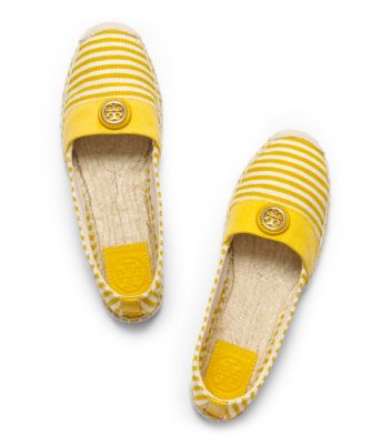 Natural/tory Yellow/tory Yellow/natural Tory Burch Beacher Espadrille 