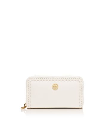 Tory Burch Robinson Spectator Zip Continental Wallet  