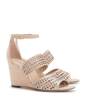 PERFORATED GLADIATOR WEDGE