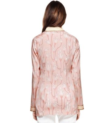 Ballet Pink Carly Pinstripe  Tory Burch Sabrina Tunic 