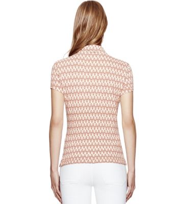 Brazil Nut Zig Zag Ikat Mini  Tory Burch Quin Polo 