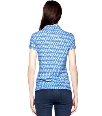 Ocean Breeze Zig Zag Ikat Mini  Tory Burch Quin Polo 