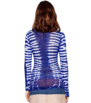 Tiger Tie Dye Knit Combo A Tory Burch Allie Top 