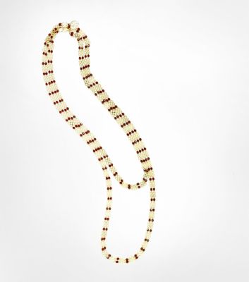 BEADED CLOVER NECKLACE