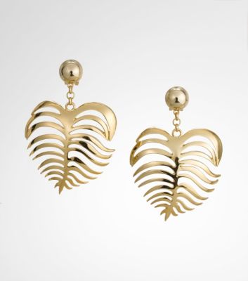 HEART OF PALM EARRING