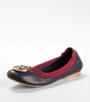 Stripe Caroline Ballet Flat