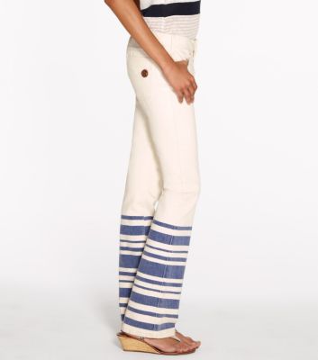 ELLE BLANKET STRIPE CROPPED FLARE