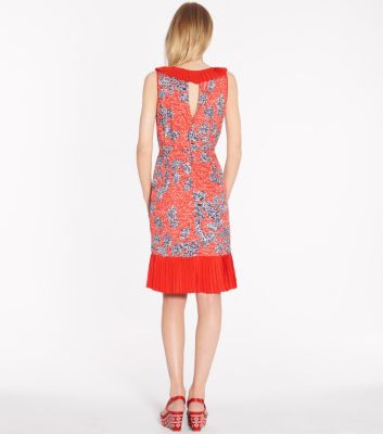 JANETTA SILK SEERSUCKER DRESS