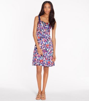 PRINTED BERDINE DRESS