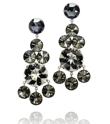 RHINESTONE CHANDELIER EARRINGS
